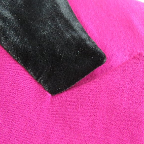 VINTAGE RALPH LAUREN Purple Label 100% Wool Purple Velvet Collar Coat Size 6 - Picture 4 of 15